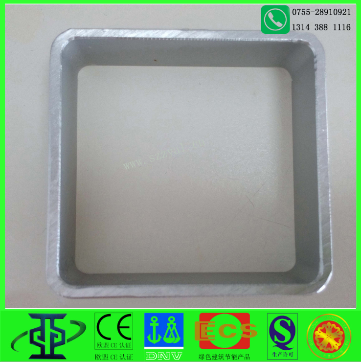 鋁型材定制開模篷房6060方管鋁型材